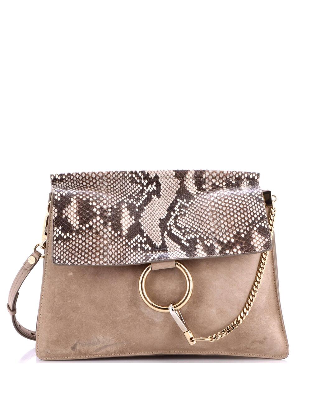 Chloe Faye Shoulder Bag Python And #368697C63B